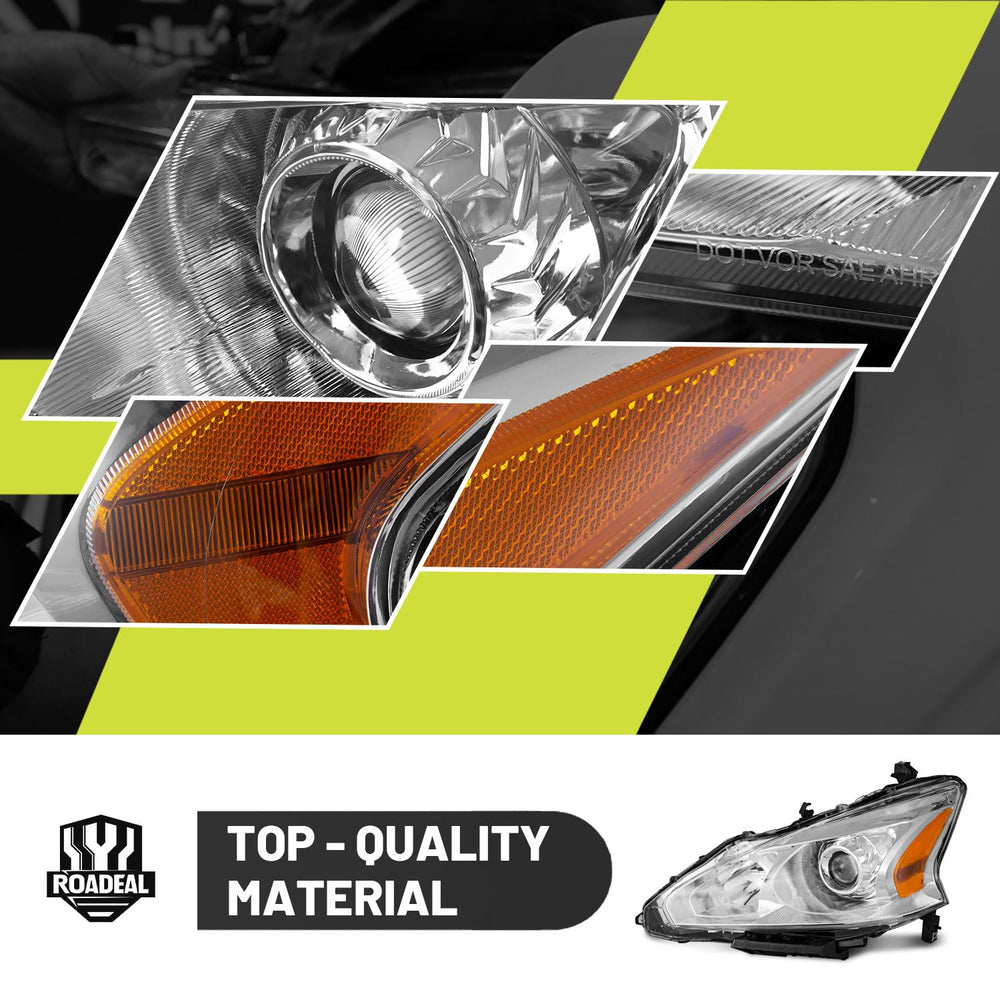 ROADEAL durable headlight body resists heat and weather.