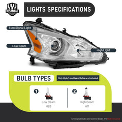 ROADEAL UV-coated PC lens enhances clarity for night driving.