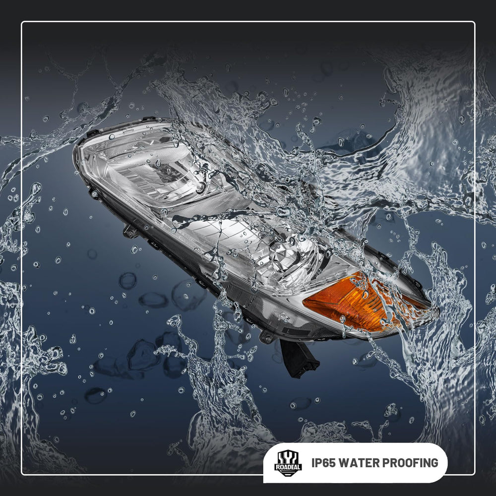 ROADEAL PC-lens UV-coated headlight, high transmittance for bright nighttime visibility