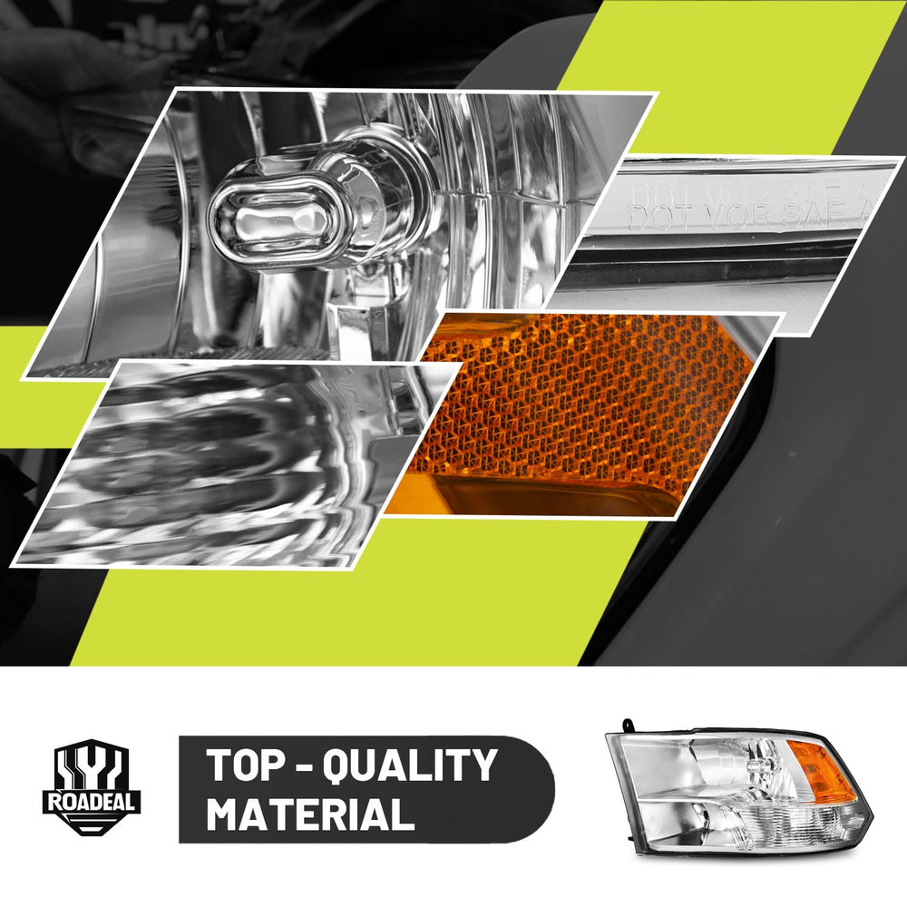 ROADEAL Ram quad-headlight plug-n-play installation being explained.