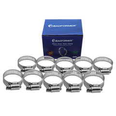 ROADFORMER 1/2-inch band width clamp ready for secure hose fit.