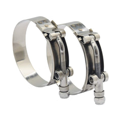 Roadformer 3-5 inch T-Bolt band in 304 SS for durable hoses
