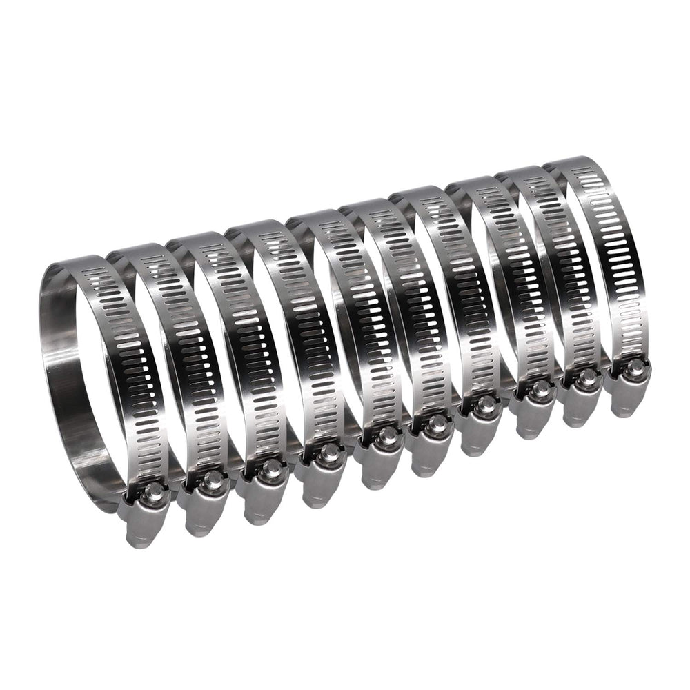 ROADFORMER 3-Inch worm gear hose clamp close-up shows 65-89mm range for a secure fit