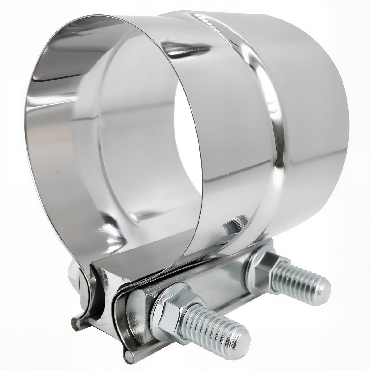 ROADFORMER 3inch exhaust clamp overview in stainless steel for durable connections