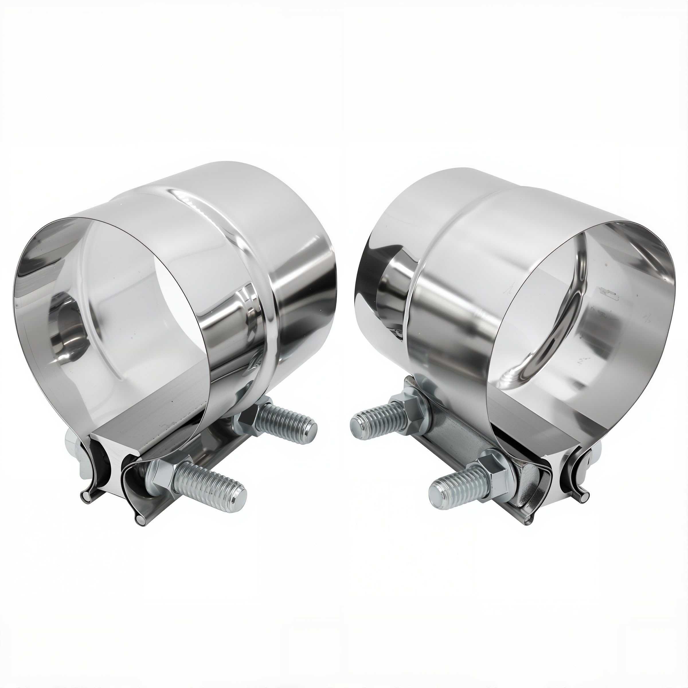 ROADFORMER 3-inch exhaust clamp shows stainless steel body for durable connections and corrosion resistance.
