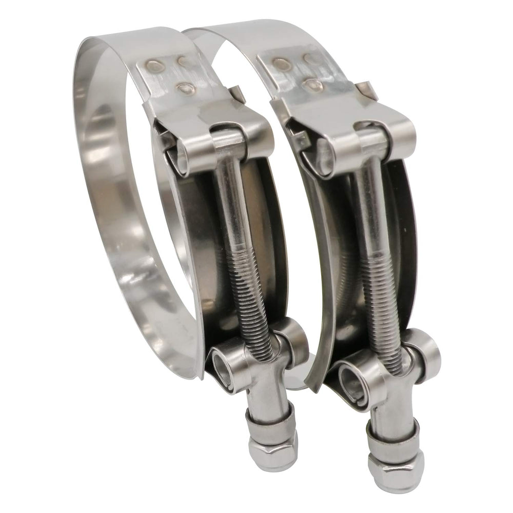 Roadformer 6inch T-bolt clamp installation view showing easy fit.