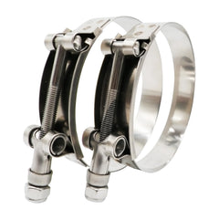 Roadformer 6inch T-bolt hose clamp outer view for durable sealing on hoses.