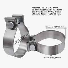 ROADFORMER clamp with pre-attached hardware for fast installation