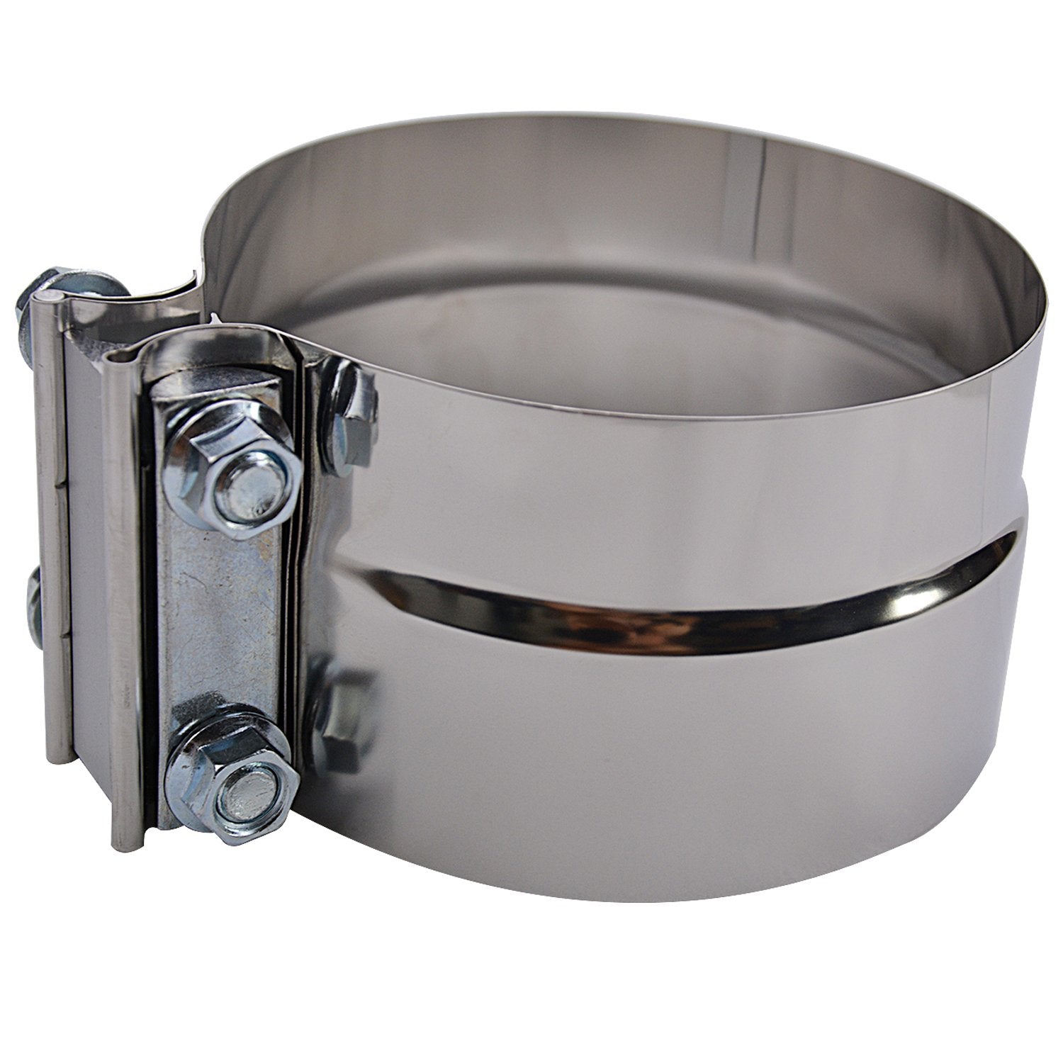 Roadformer lap joint clamp during installation demonstrates quick, misalignment-free setup.