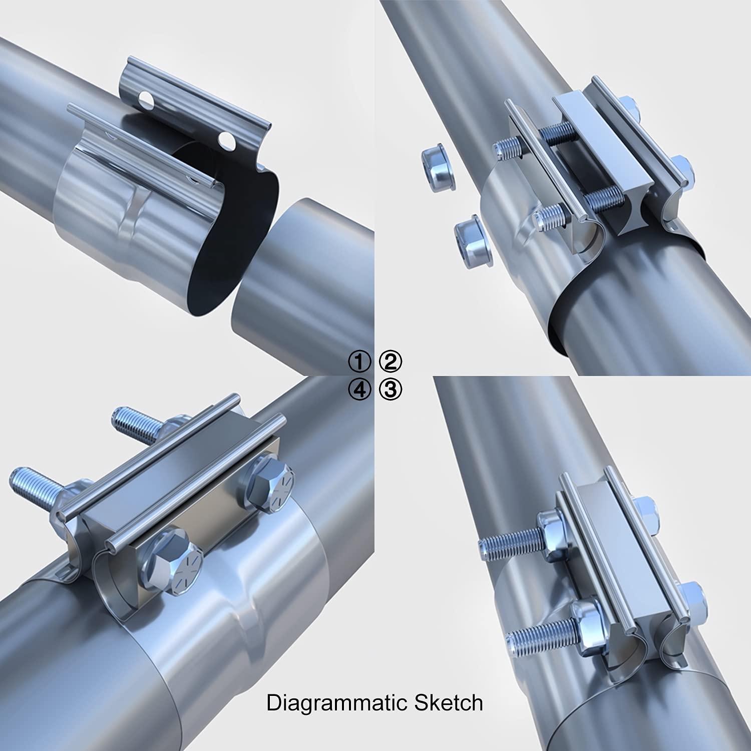 Roadformer clamp, salt spray tested for durability