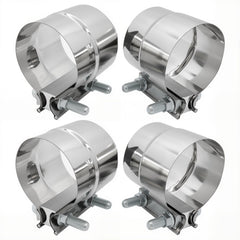 ROADFORMER stainless-steel band clamp assembly demonstrates durable fit for long-lasting exhaust connections.