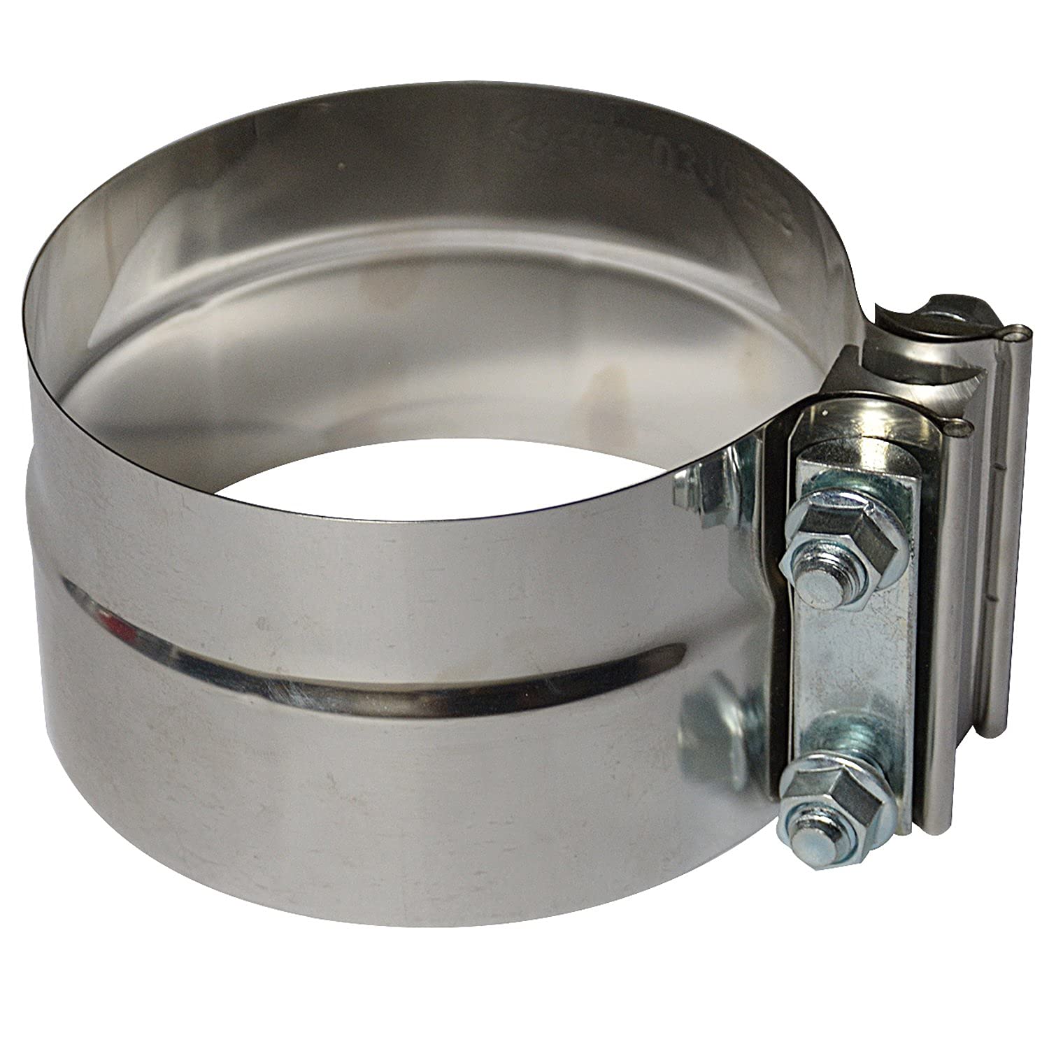 ROADFORMER stainless steel band clamp closeup highlighting durable corrosion resistance and sealing