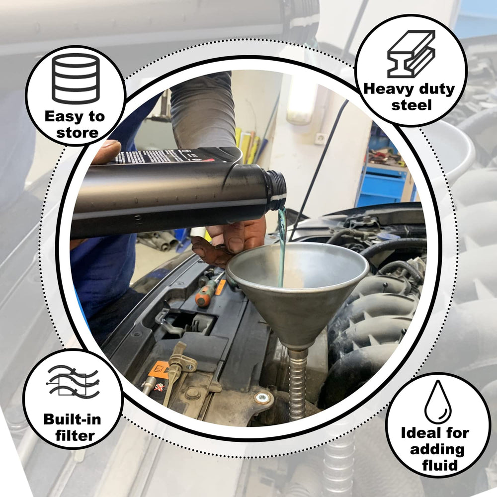 ROADGIVE anti-spill design handles diesel and gasoline with cleaner pours