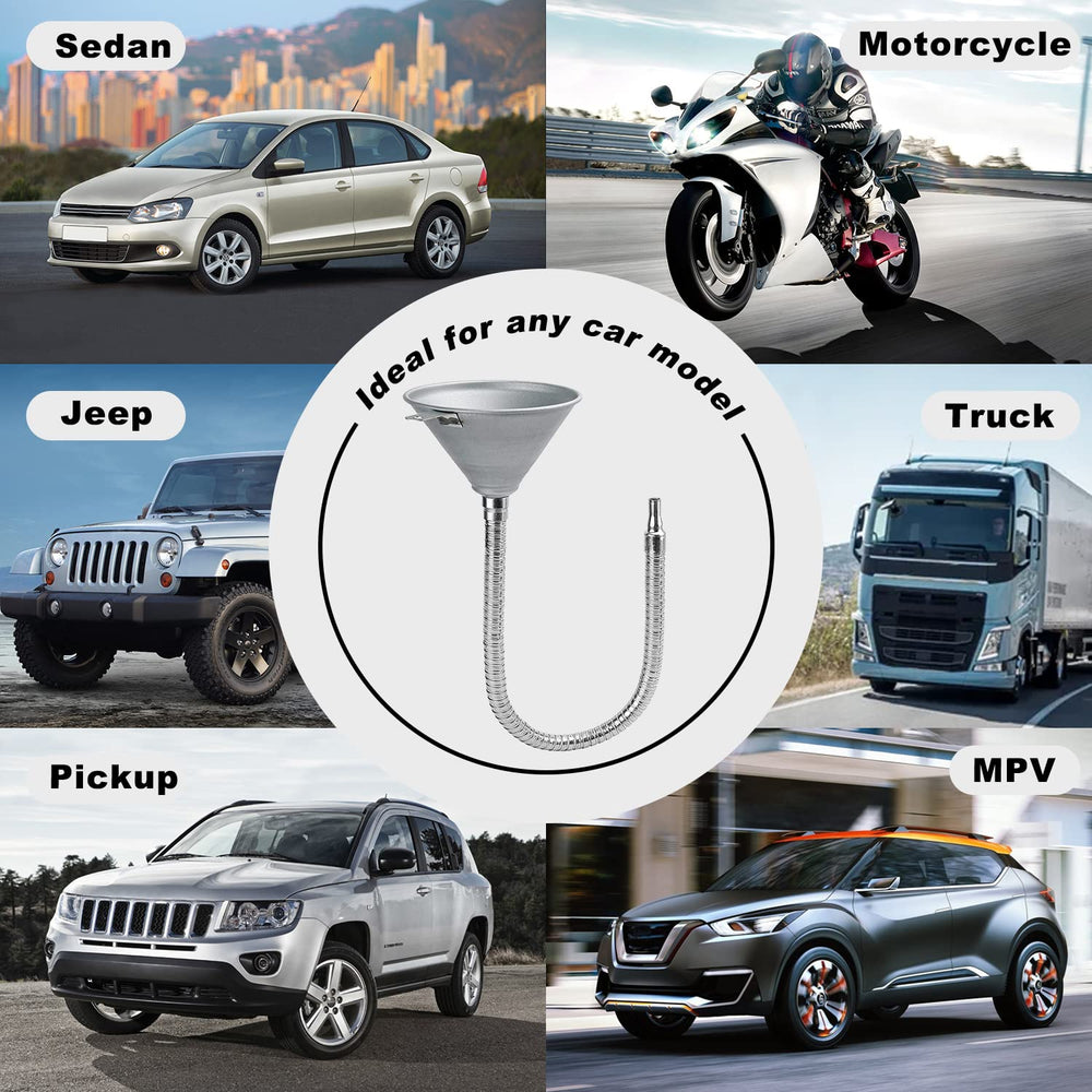 ROADGIVE universal funnel suitable for cars and motorcycles for emergency refuels