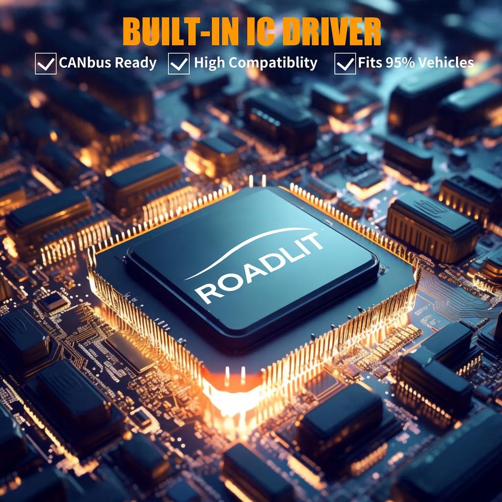ROADLIT CANBUS-ready driver prevents flicker and dashboard warnings