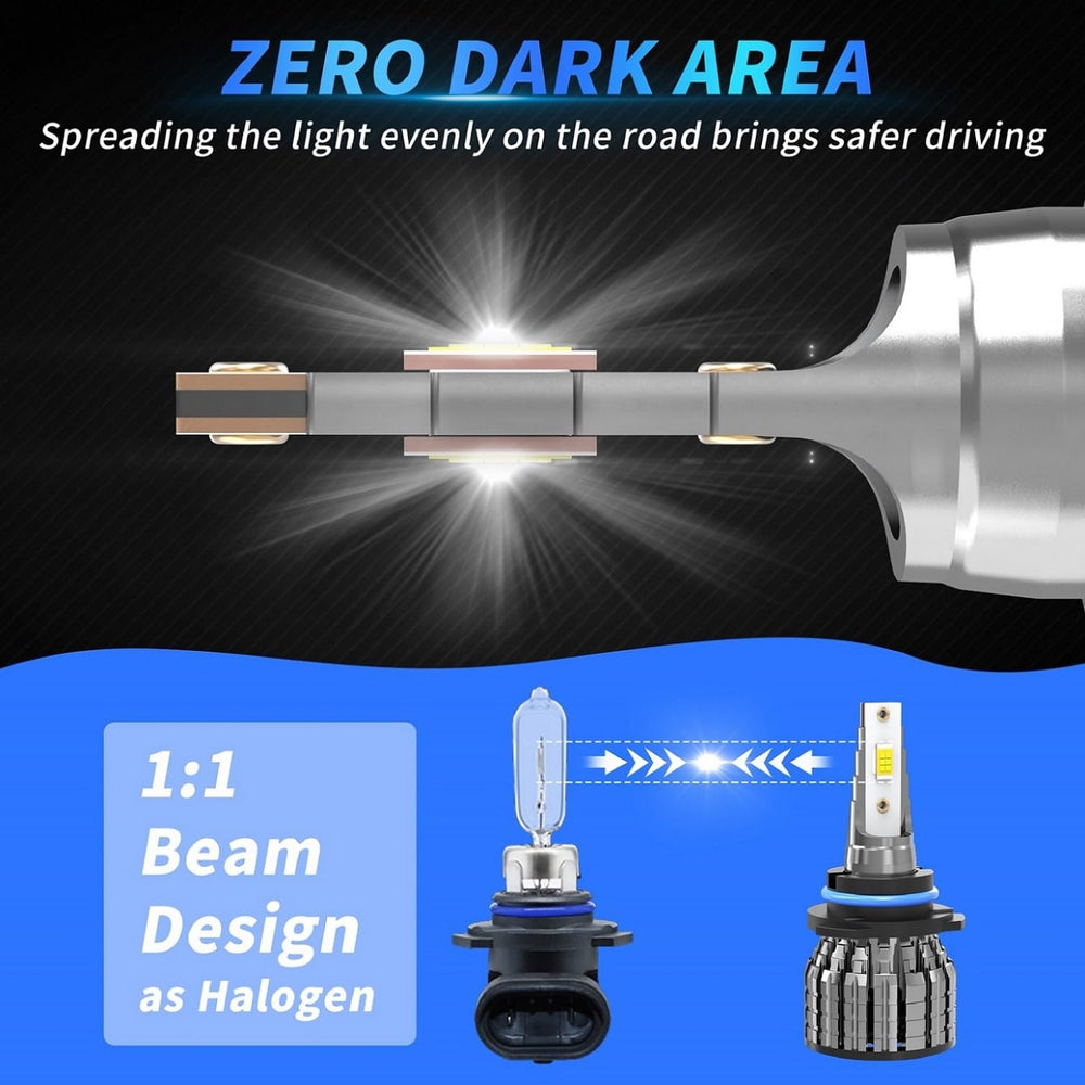 ROADLIT 9006 low-beam bulb for Silverado provides crisp white light for safer driving
