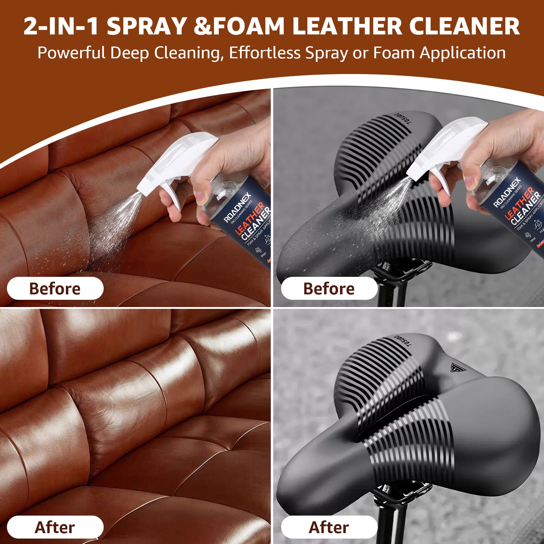 ROADNEX Leather Conditioner shoes boots care keeps leather polished.