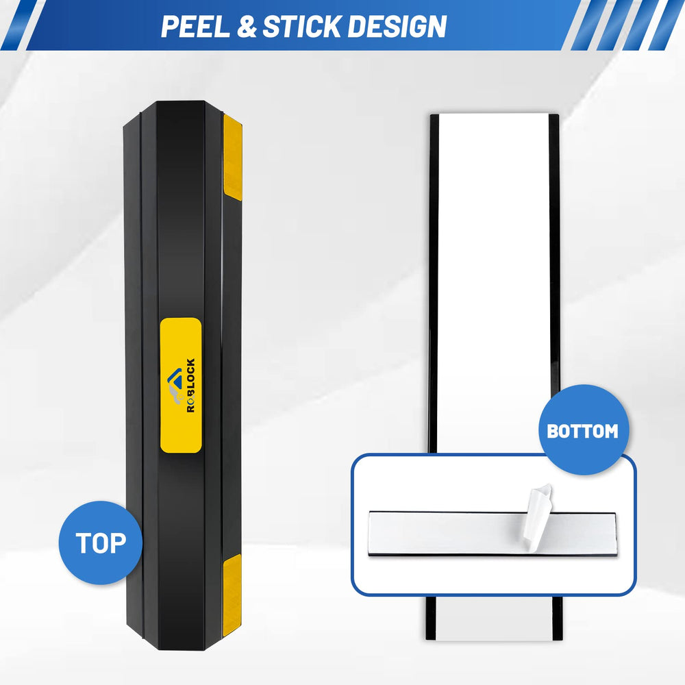 ROBLOCK 1.8-inch height detail emphasizes improved tire guidance in tight garages
