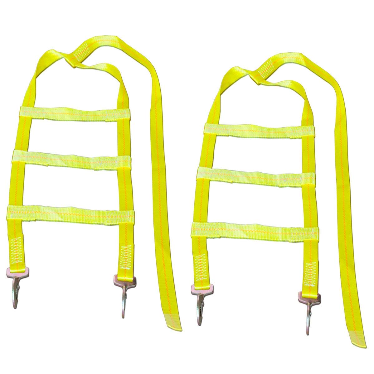 Robbor 2-inch width strap provides maximum strength for secure tire restraint.