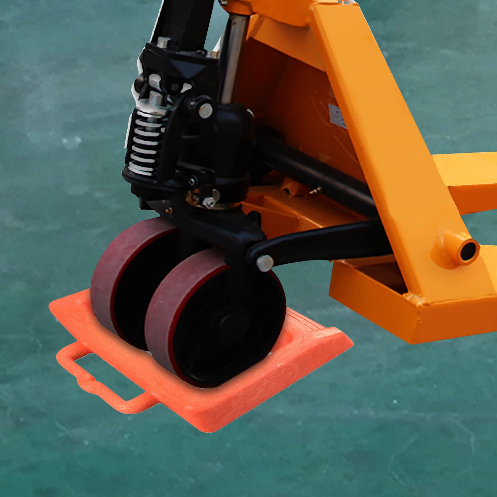 ROBLOCK pallet jack chock warehouse use keeps jack in place during operations