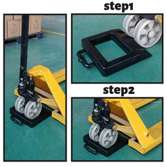 ROBLOCK chock with built-in handle for easy carry and storage