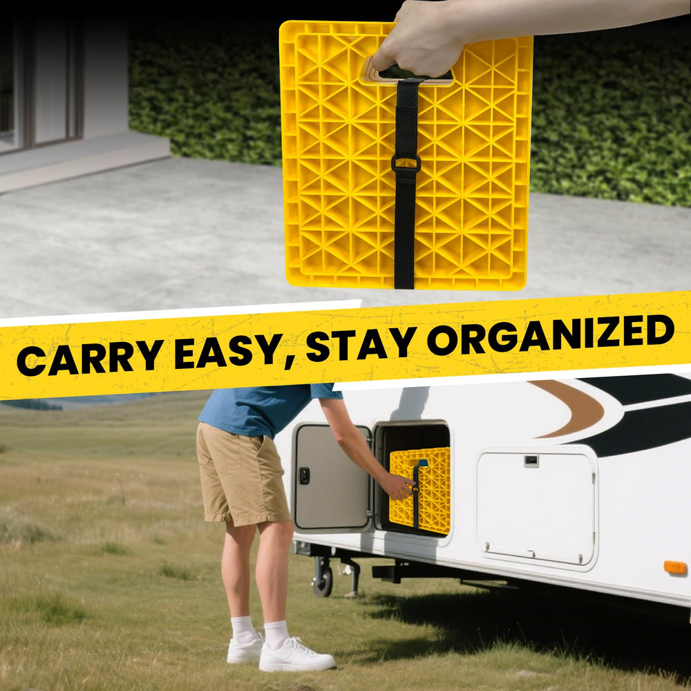 ROBLOCK nesting feature allows compact storage when not in use.
