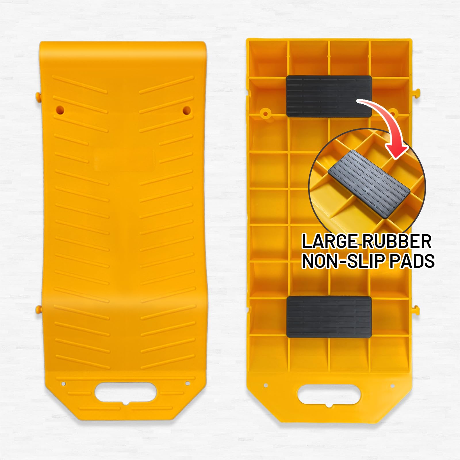 Durable high-density material resists cracking for long-term vehicle protection.