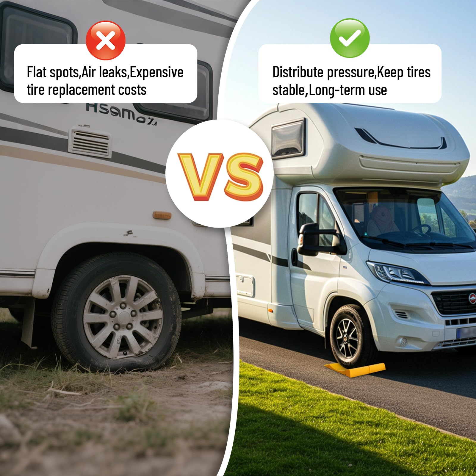 Built-in portable handle enables easy movement and relocation of ramps.