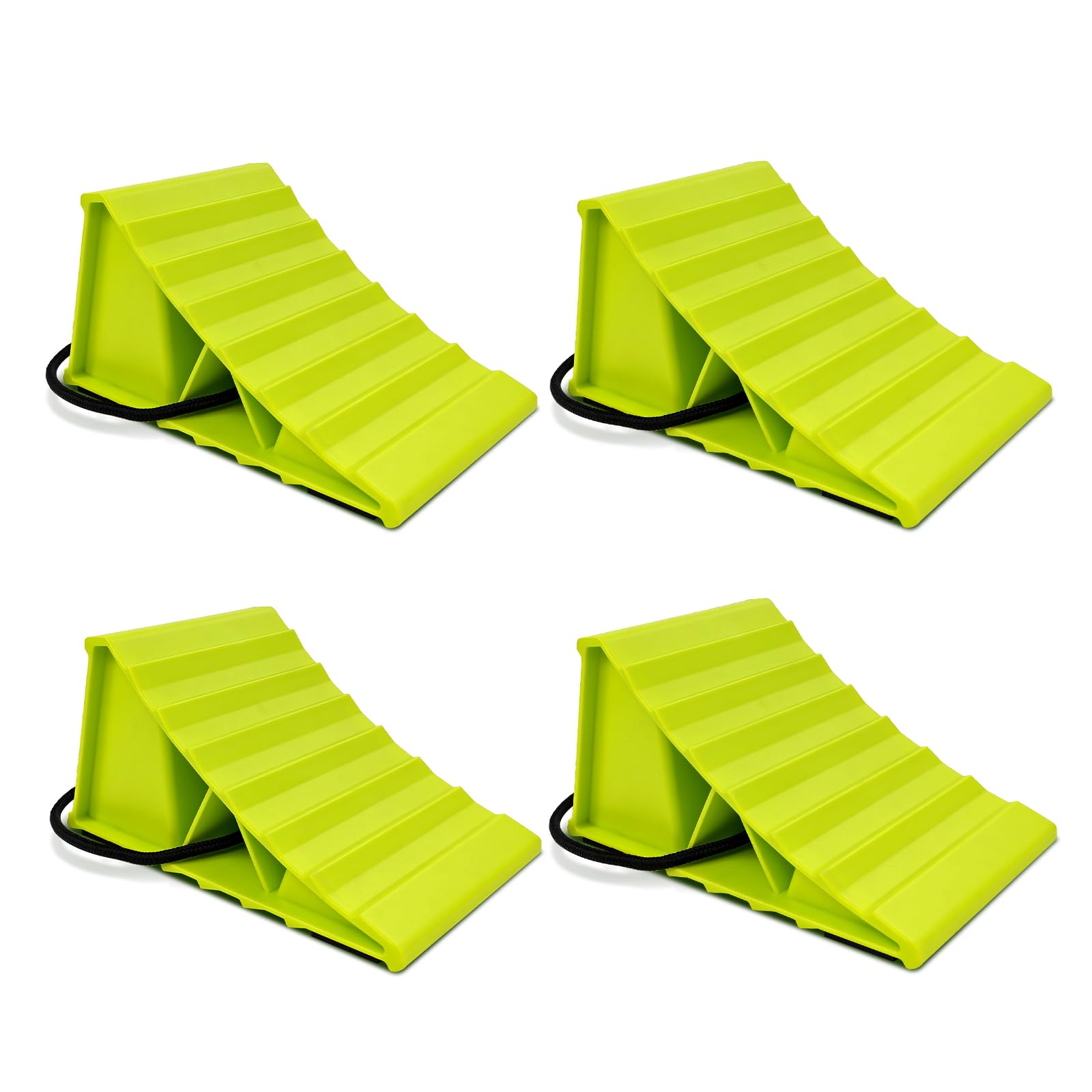 ROBLOCK heavy-duty chocks fit cars, trailers, RVs securely