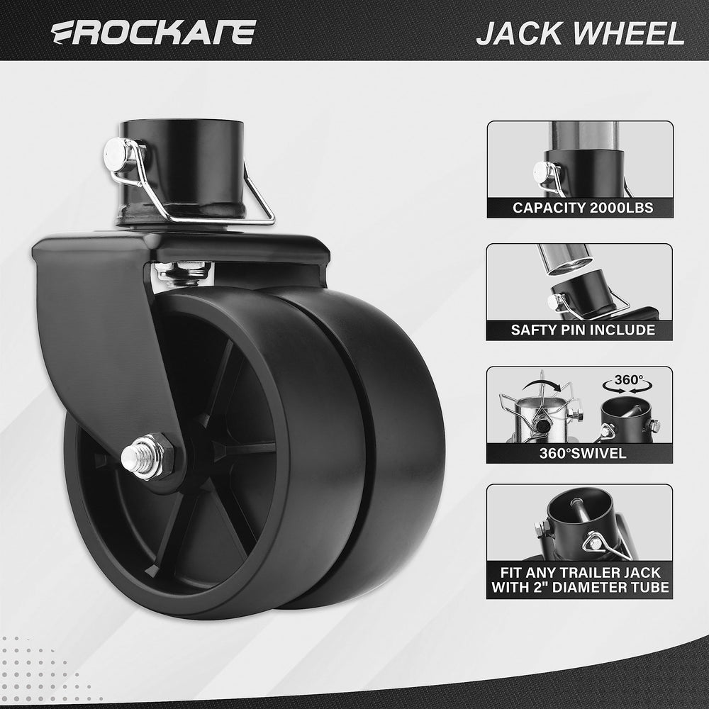Rockane 2inch diameter jack tube compatible with standard jacks for quick swaps