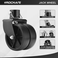 Rockane 2inch diameter jack tube compatible with standard jacks for quick swaps