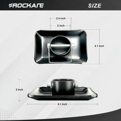 Rockane foot plate with safety pin base for easy removal