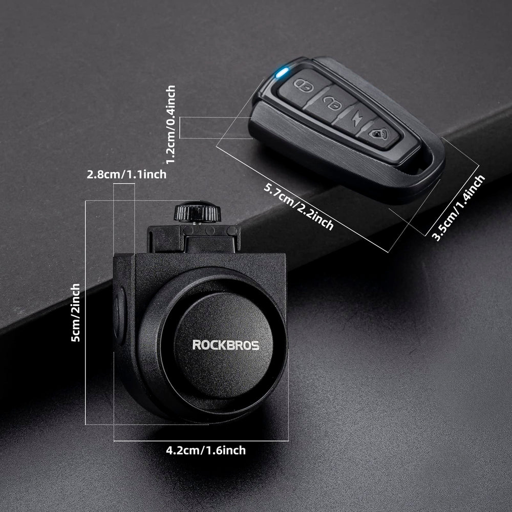 RockBros waterproof casing keeps the unit protected against rain and snow.