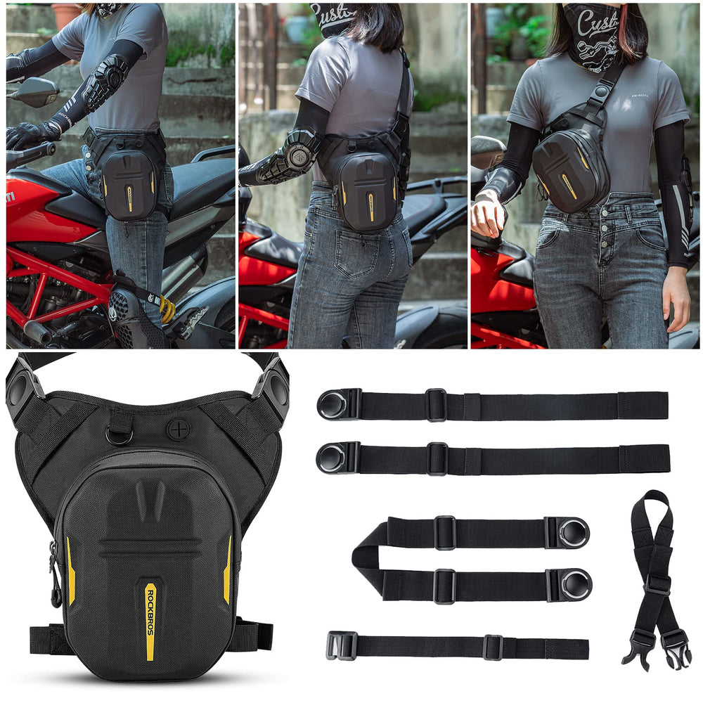 ROCKBROS Drop Leg Bag ergonomic strap system stays secure during activities