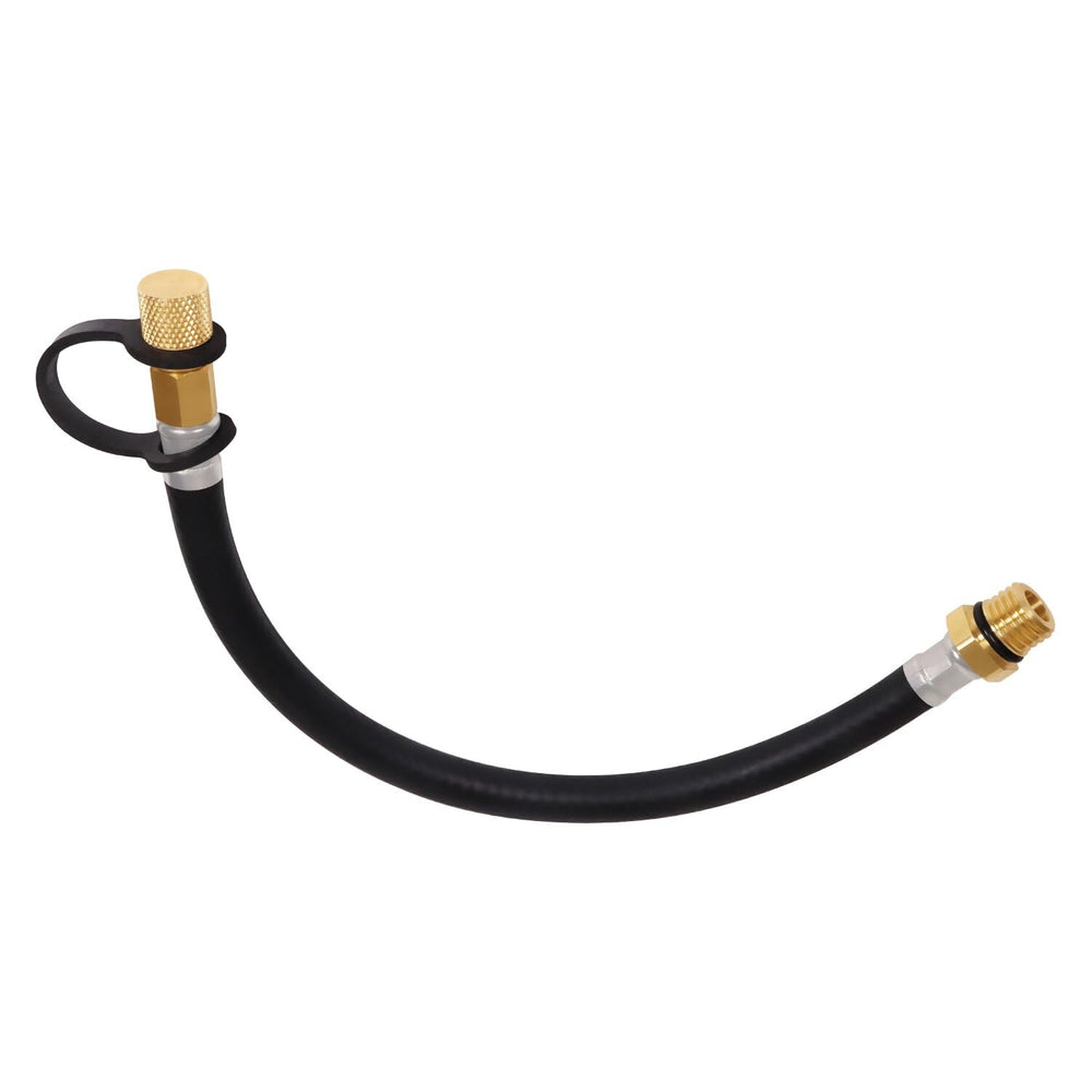 Rockheel Flex Oil Drain Hose body detail highlighting durable construction for Kawasaki engines.