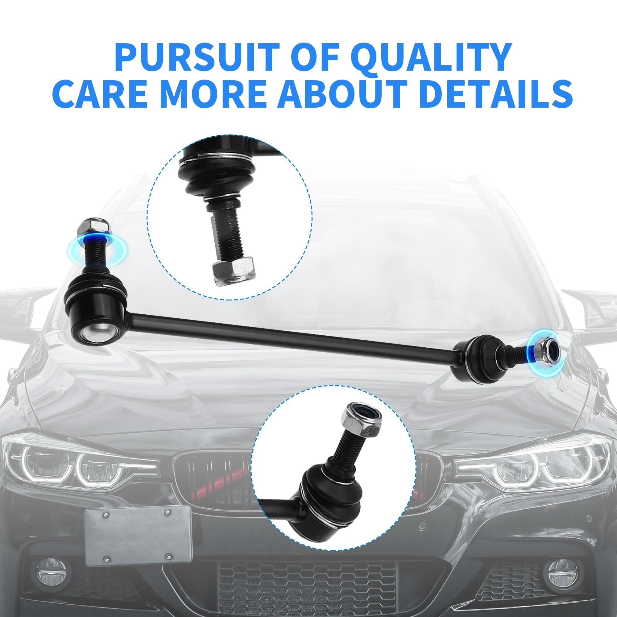 Rockplanet premium materials and reinforced joints for reliability in front sway bar kit