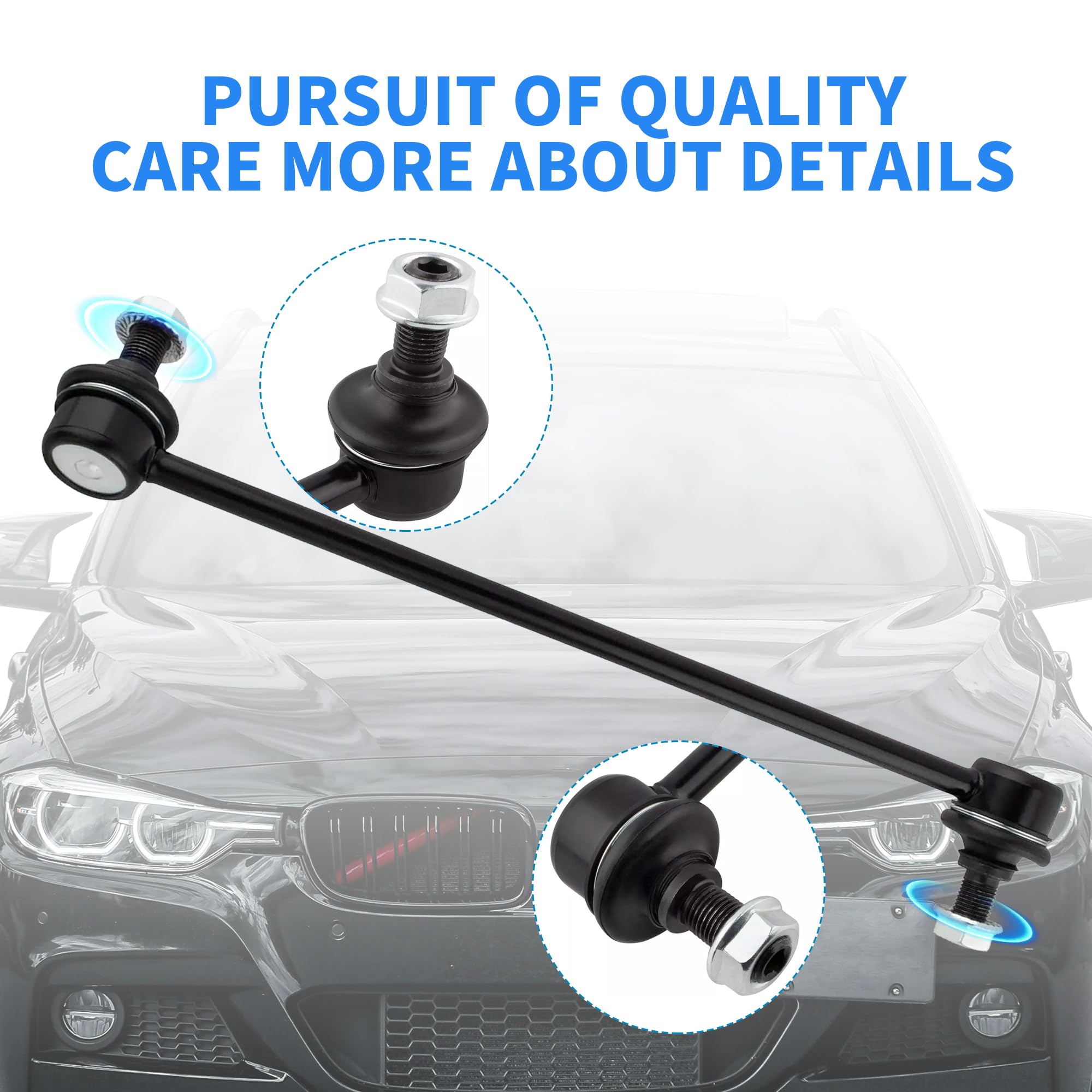Rockplanet front sway bar link for Nissan Pathfinder improves cornering feel