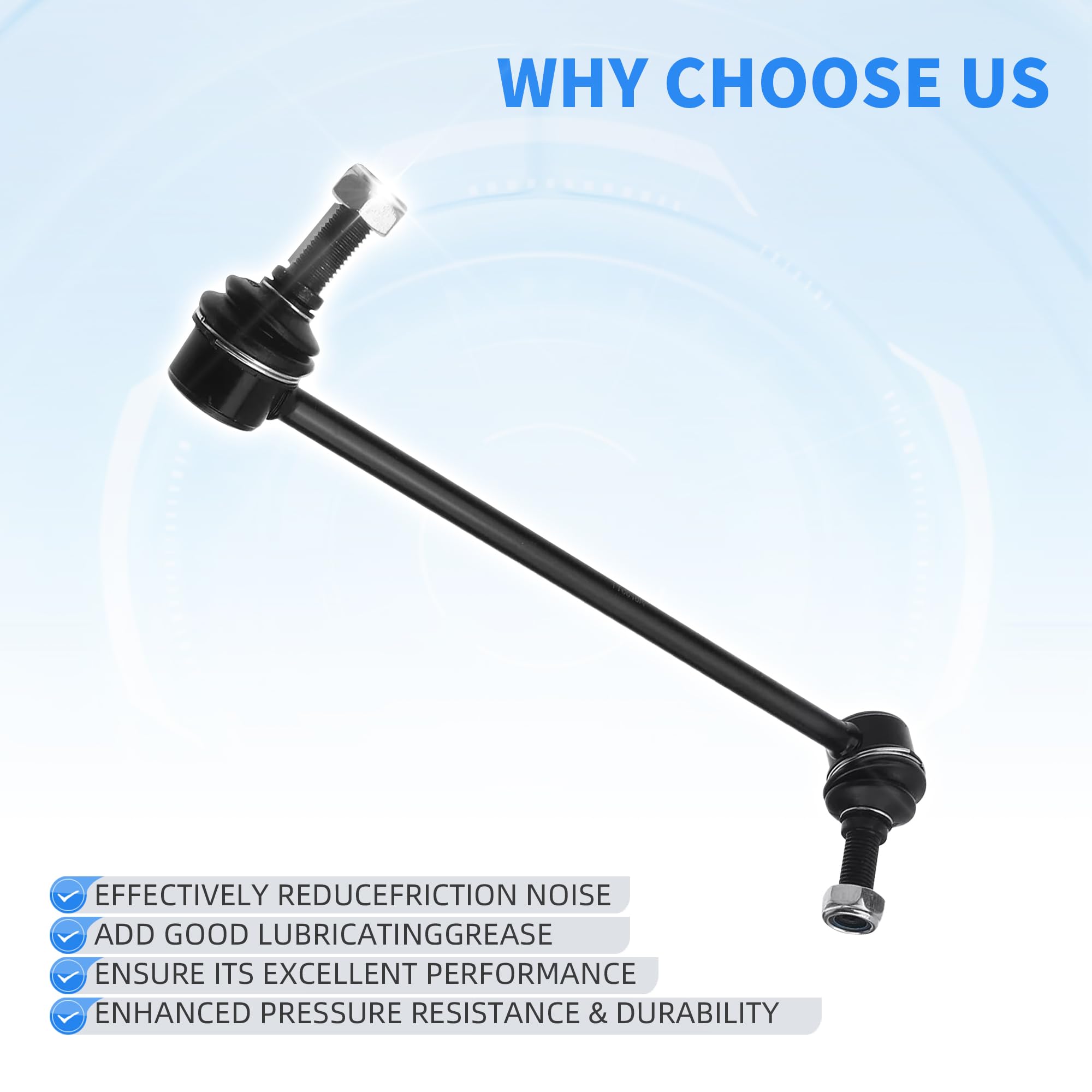Rockplanet stabilizer high-temperature resistant materials used in front sway bar links