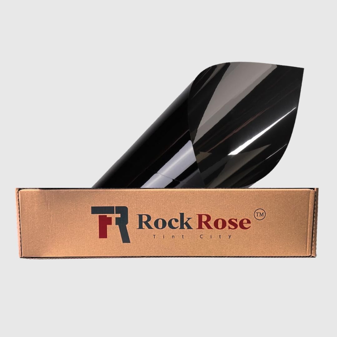 RockRose heat-reduction tint lowers cabin heat on sunny drives