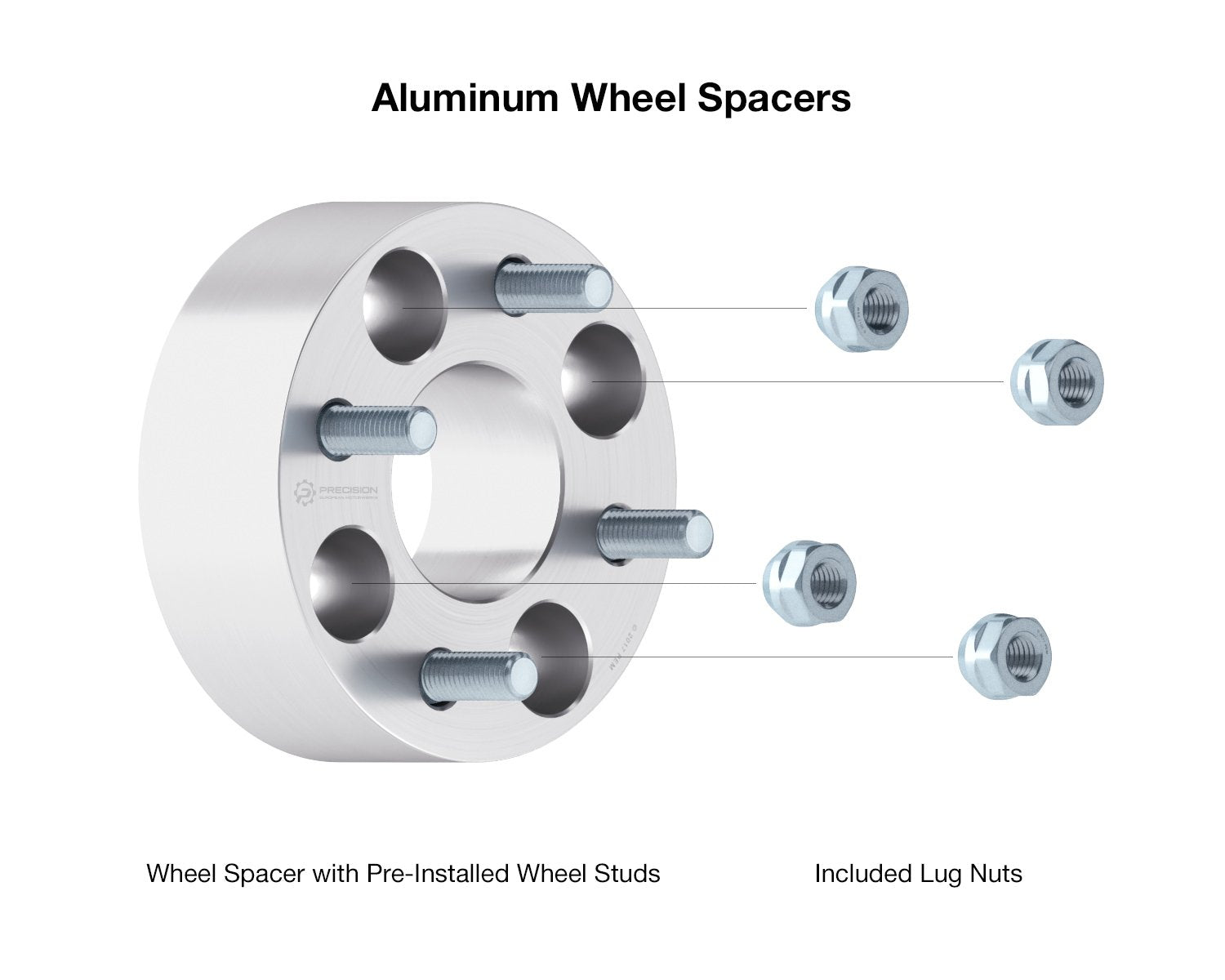 RockTrix 2.5-inch thick spacers extend tire clearance and stance.