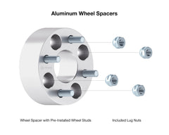RockTrix 2.5-inch thick spacers extend tire clearance and stance.