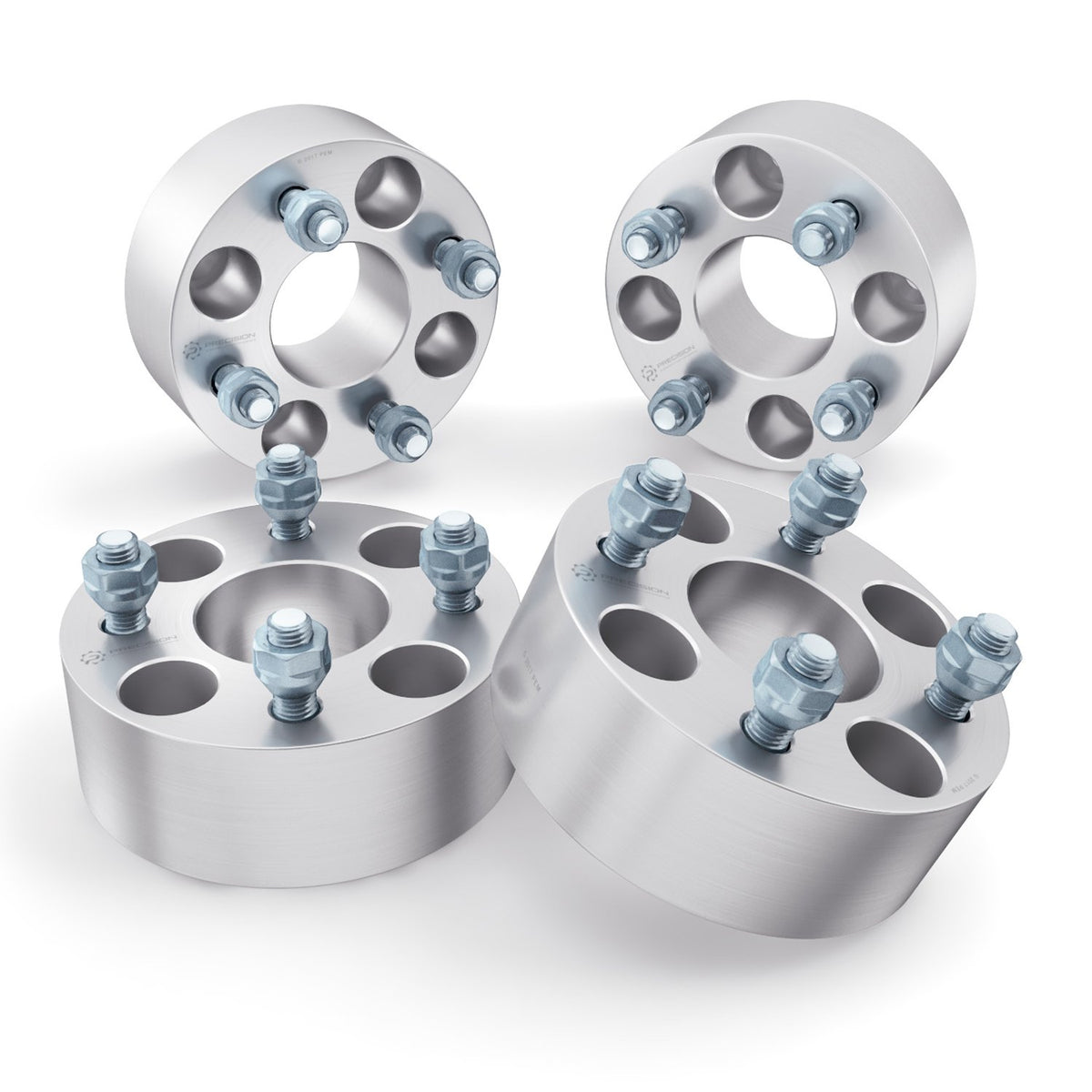 RockTrix CNC-machined aluminum 2.5-inch spacer close-up for precise fit.