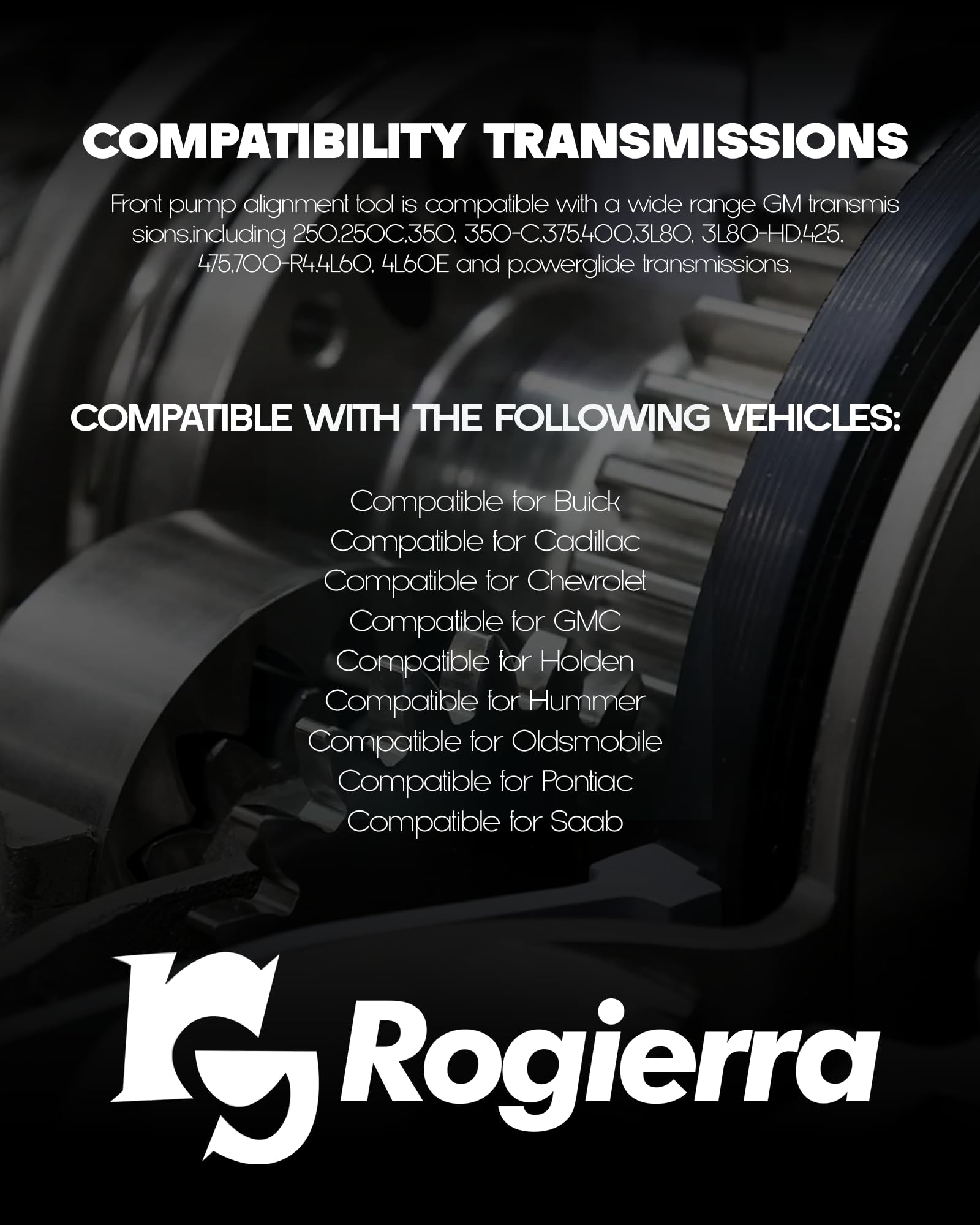 Rogierra easy-adjustment mechanism simplifies calibration for front pump work.