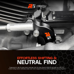 Shift lever leverage improvement with Rogierra kit for lighter action