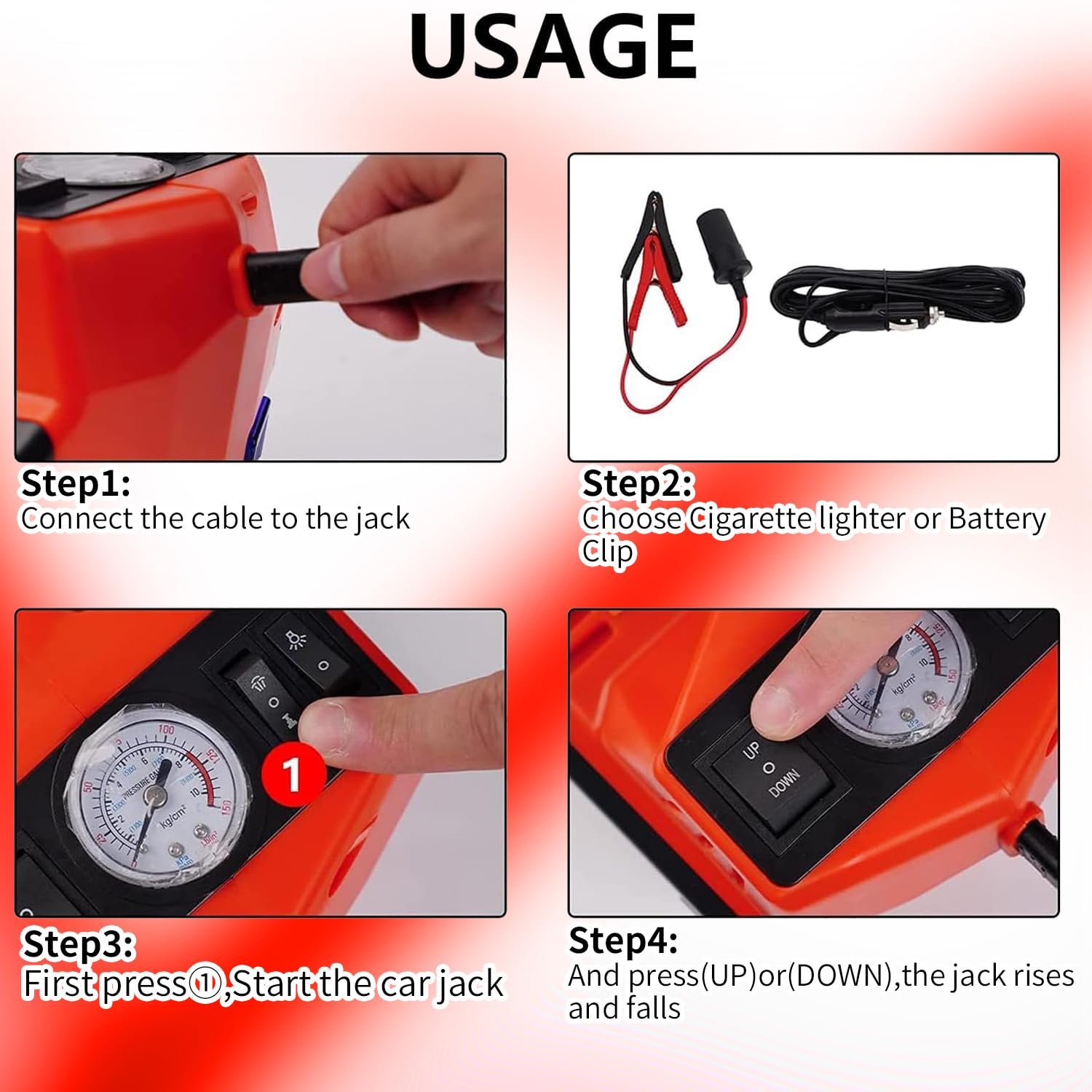 ROGTZ warning triangle on the case helps indicate caution during roadside service