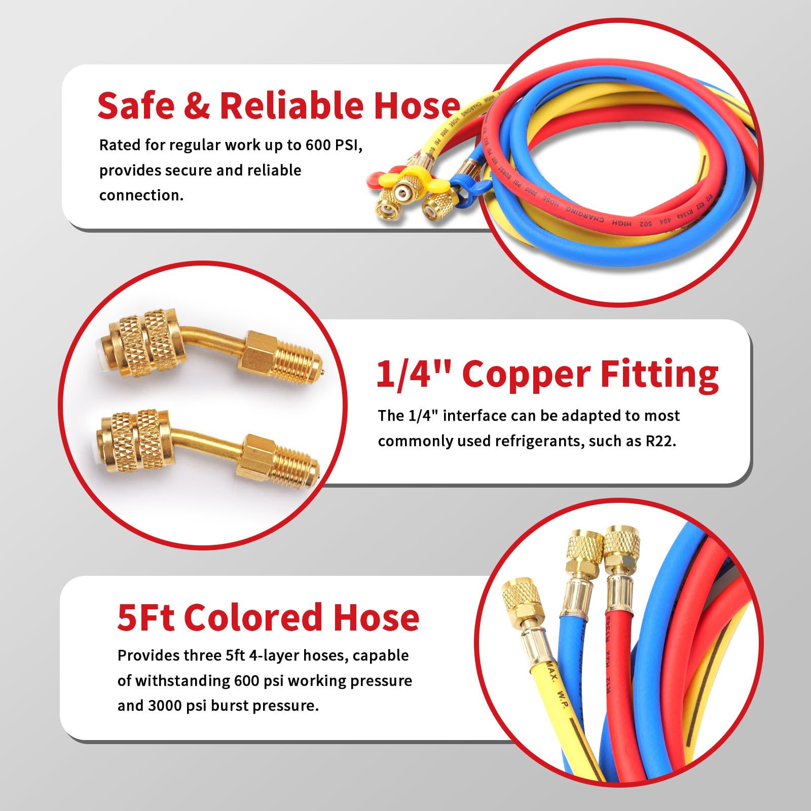 Rogvoc R410a/R22 safety valves enhance system protection during refrigerant work.