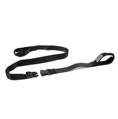 ROK Straps ROK-10025 webbing and loop end secured around a frame tube.