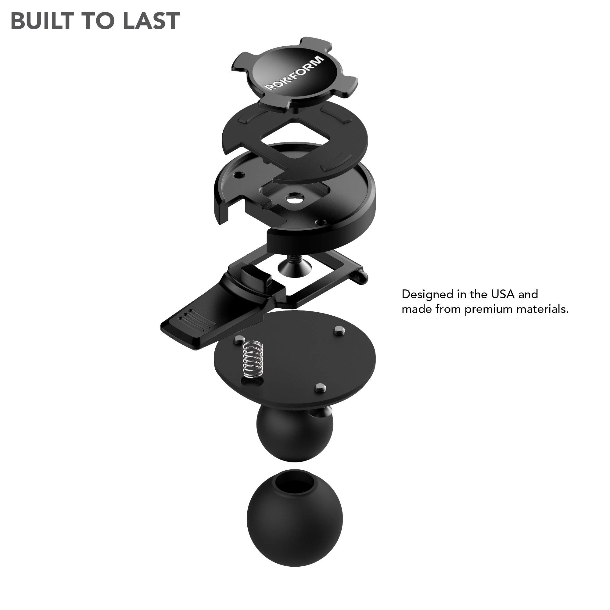Rokform compatibility with twist lock cases and universal adapters on the go