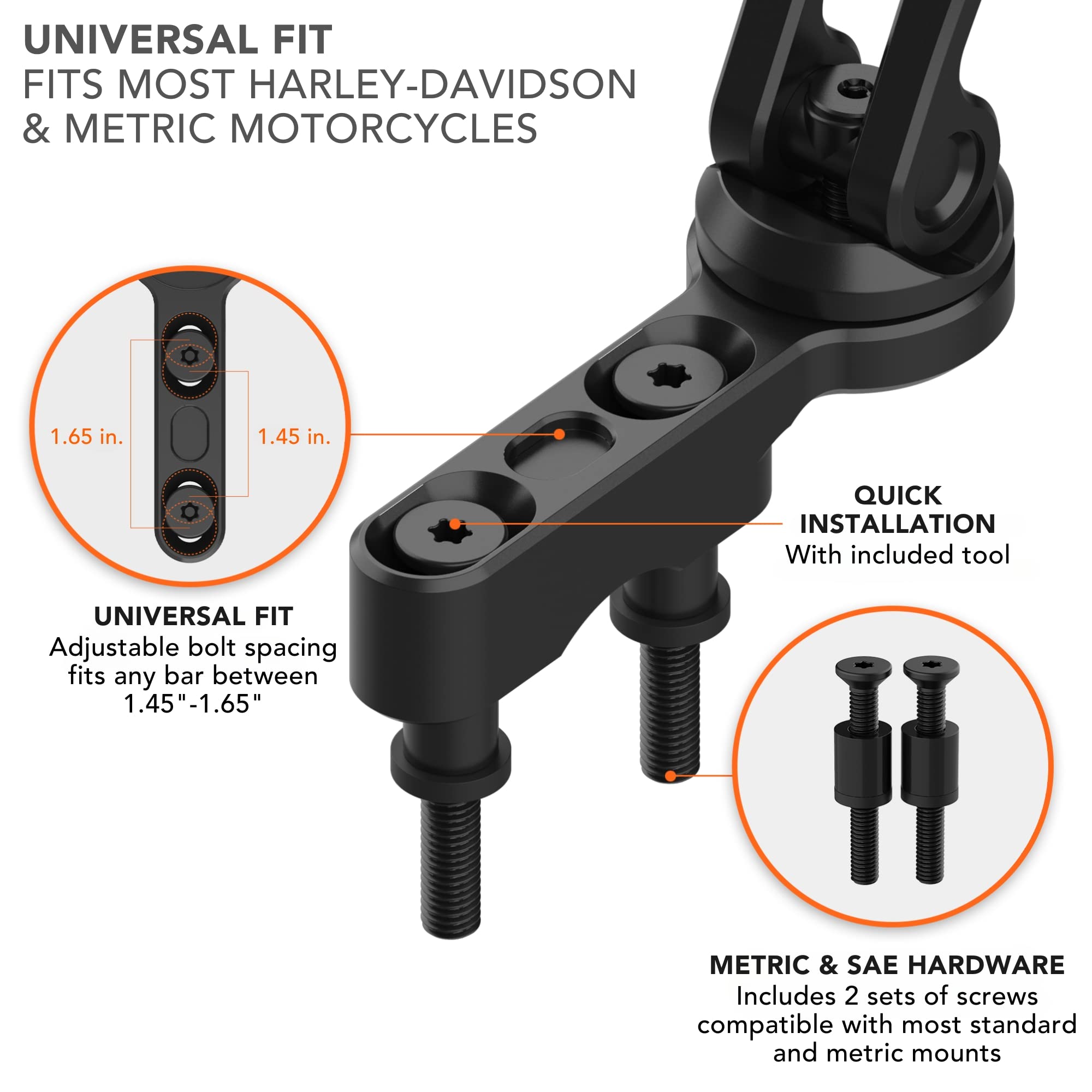 Rokform magnetic-secure phone on perch mount emphasizes quick access and strong hold.
