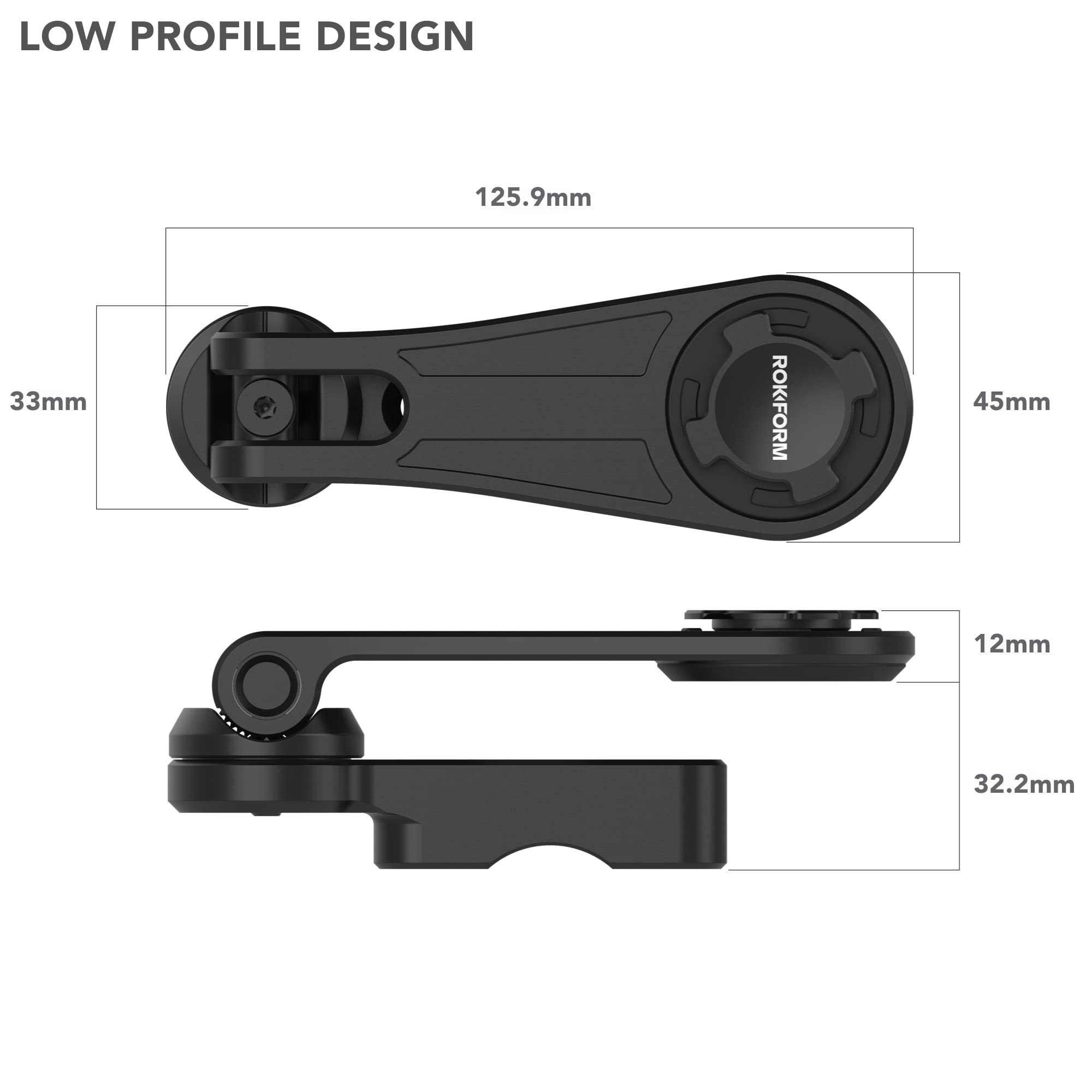 Rokform stainless hardware ensures corrosion resistance and reliable long-term performance.
